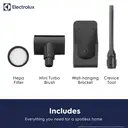 Electrolux Cordless Stick Vacuum Cleaner – Lightweight, Multi-Floor Cleaning, Easy-Empty Dust Bin, Grey FLR00212ELGRY image 5