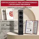 Dpower Rail d'alimentation Black Power (500 mm / 700 mm) – Lauréat des prix iF et Red Dot 500mm+quatre adaptateurs image 4