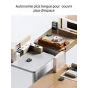 Eureka J12 Ultra Aspirateur robot avec fonction de lavage (Vidage automatique, Lavage et séchage), puissance d’aspiration de 5000 Pa, fonction de lavage rotative, double navigation LiDAR, évitement d’obstacles par IA 3D image 8