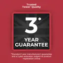 Tower VL40 Pro 3-in-1 Cordless Vacuum Cleaner with Cyclonic Suction, Turbo Pet and Upholstery Brush, 1L Capacity, 22.2V - Red, T513014 image 6