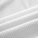 Phantoscope Pack of 2 Corduroy Soft Pillow Covers Decorative Striped Velvet Throw Pillows with Cotton Tassels Ultra Solid Cushion Covers Pillowcases, White 30 x 50cm image 3