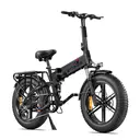 ENGWE-ENGINE X folding E-bike, 250W motor, 20x4.0 inch fat tire E-Mountain bike, adult electric bicycle,ebike ENGINE X(black) image 0
