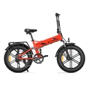 ENGWE-ENGINE X folding E-bike, 250W motor, 20x4.0 inch fat tire E-Mountain bike, adult electric bicycle,ebike ENGINE X(red) image 1