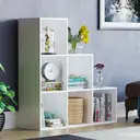 Vida Designs Bookcase Durham Staircase 6 Cube White image 2