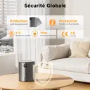 PELONIS Chauffage soufflant céramique 2000 W image 6