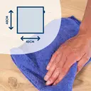 Sorbo Pack of 6 Extra Large Microfibre Cleaning Cloths, Multipurpose Cleaning Towels, Streak-free, Super Absorbent and Washable Cloth Duster Suitable for Car Cleaning, House, Kitchen, Windows image 4