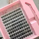 MeoMagic Kit de faux cils pré-collés avec pinces à épiler, 10 lignes, WM10 image 1