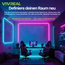 VIVREAL LED-Lichtstreifen 9,84 Fuß, RGB-Neonlicht, flexibel, intelligent, mit Musiksynchronisierung und Fernbedienung für Schlafzimmer- und Spielzimmer-Dekoration, 5 V, Neujahrsangebot, Top-Geschenkideen image 6