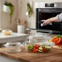 Maison by Premier 3 Tempered Glass Casserole Dishes, Heatproof Casserole Pans, Oven-Safe Bakeware Set, Ideal For Table Serving image 5