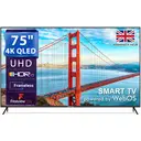 TeeView 75" QLED 4K HDR Smart Web OS TV-TV75DQW(Dolby Audio,Gaming Hub,Freeview Play) image 0