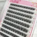 MeoMagic WM16 Extensions de cils classiques pré-collées - 120 pièces image 1