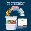 CHiQ JKR199DWE 199L Chest Freezer - Digital Inverter - White - E Rated image 9
