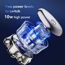 Qiman8010 Head Shavers for Bald Men 7D Floating Wet & Dry Electric Razor for Bald Heads with LED Smart Display & Type-C Charging for Hair/Face/Beard 150-day battery life two gears 10W image 1