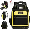 AIRAJ Heavy Duty Tool Backpack with ABS Rubber Base, 43*38*20 cm image 0