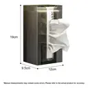 SNSP Toilet Tissue Box Storage Box Light Luxury Multi functional Toilet Paper Drawing Wall Hanging Tissue Box No Punching image 2