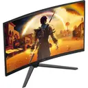 AOC Gaming C32G42ZE 32 inch Curved Gaming Monitor – 31,5" FHD (1920 x 1080), 260 Hz Overgeklokt/240 Hz, 0,3 ms MPRT, VA Paneel, 1500R, Adaptive-Sync, HDR10, DisplayPort & HDMI, Zwart/Rood image 4