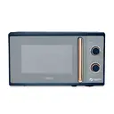 Tower Cavaletto Manual Microwave - Midnight Blue & Rose Gold, 20L, 800W, with 5 Power Levels & 35 Minute Timer, T24038MNB image 0