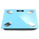 Sparoma ADL-26 Balance Connectée Bluetooth, suivi avec application, multi-utilisateur, 2×AAA piles requises,180 kg max - Bleu image 1