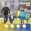 Children's 40-Hole Outdoor Toy Foam Maker with Lights and Bubble Machine - Pink and White image 7