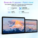 Blackview Tab 90 Tablette 11 pouces, 24 Go (8 + 16) de RAM + 128 Go de ROM (carte TF jusqu'à 2 To), 4G LTE + 5G et Wi-Fi, Android 14, tablette de jeu octa-core, batterie de 8 200 mAh, double appareil photo 5 MP + 13 MP, compatible Widevine image 4