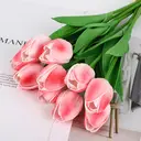 Wei's Moment 7Pcs Artificial Tulips Flowers
Fake Flowers Latex Tulips Real Touch for Party Home Wedding Decoration and DIY Decor, Multicolor Peach pink image 3