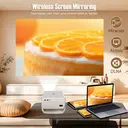 MAGCUBIC L018 - Projecteur intelligent 4K 1080P natif avec Autofocus, 650 ANSI, Wi-Fi et Bluetooth, Correction trapézoïdale automatique, Contrôle vocal image 10