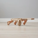 Robotime ROKR Submachine Gun Model Kit Wooden 3D Puzzle Toys,Home decoration, bookshelf decoration,Craft Gifts for Adults and Teens,Educational toys image 7