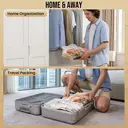 TAILI 8 Pack Cube Vacuum Storage Bags, Medium Size (25x19x11 inch), Vacuum Seal Bags for Clothing, Travel Compression Packing for Clothes, Blankets, Baby Clothes, Travel Accessories image 5