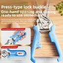 WANGMAZI Kitchen Scissors 30Cr13 Stainless Steel Heavy Duty Sharp for Chicken Duck Bones Shrimp Deveining BBQ Essential Tool with PP Handle image 5