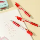 Deli 0,5 mm Gelroller, Büro-Schreibwaren, Rot, 12er-Pack image 4