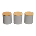 Maison by Premier Set Of Three Alton Grey Cannisters image 5
