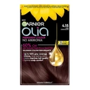 Garnier Olia Brown Permanent Hair Dye 4.15 Iced Chocolate image 0