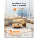 DREO Atom 318, Chauffage soufflant céramique PTC, 1500 W, économe en énergie, chaleur instantanée 2 s, oscillation 70°, minuterie 12 h, 8 protections de sécurité, télécommande image 4