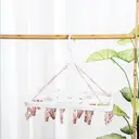 Pinces à Linge Carrées JORDAN&JUDY pour Séchoir à Linge Rose (30 Pièces) image 1