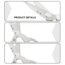 ZHANG XIAOQUAN Ciseaux de cuisine polyvalents à manche unique en acier inoxydable 40Cr13 image 9