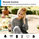 Antela WLAN-Smart-Steckdose, Smart-Home-WLAN-Steckdose kompatibel mit Alexa, Google Assistant, Stromverbrauchsmessung, Sprachsteuerung, App-Fernsteuerung, Zeitplan, 2,4 GHz, 16 A, 2 Stück image 7