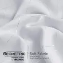 Deconovo Lot de 2 rideaux occultants blancs - 132 x 183 image 6