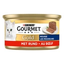 Gourmet Pâtée pour chat, mousse de bœuf, 24 x 85 g image 2
