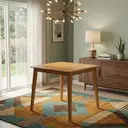 Dining Table Honeymoon Square Oak 75x75cm image 0