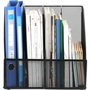 Senhoglb Porte-revues de bureau A4 en métal - Noir - Offre annuelle - Cadeaux phares image 2