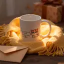 Alphynix Mug en céramique blanc 1 pièce 32 cl, motif de chat têtu avec une phrase ludique, cadeau parfait pour les fêtes et pour Saint-Valentin, cadeau d'anniversaire image 5