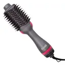Bauer Hot Air Blow Dry Brush. 1200W Ionic Oval Volumiser, Fast Styling for Medium to Long Hair, Hair Dryer Brush, Grey image 2