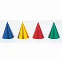 Unique Prism Party Hats, Assorted, 8 pack image 2