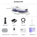PuRuiKai Double Nozzle Household Vacuum Cleaner with Remote Control, Robot Glass Cleaning Machine, Electric Window Cleaner image 3