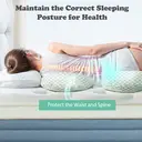 Welskin Wedge Pregnancy Pillow, Ergonomic High-Support Design with Adjustable Cushions, Green – Model XT-02 image 3