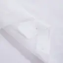 MEROPE Rideau de douche en PEVA blanc translucide - 180 x 180 cm image 3