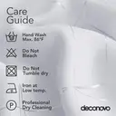 Deconovo Lot de 2 rideaux occultants blancs - 132 x 183 image 7