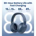 Edifier W820NB Plus Casque supra-auriculaire sans fil, ANC -49 dB, Audio Hi-Res LDAC, 88 h autonomie, Son spatial, Appels clairs IA, Bluetooth V6.1 Multipoint image 5