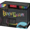 Faber-Castell kleurpotloden zwarte editie set - 72 stuks, oprolbare tas image 6