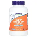 NOW Foods Omega EPA Molecularly Distilled Fish Oil Heart Health - 120 Softgels image 0
